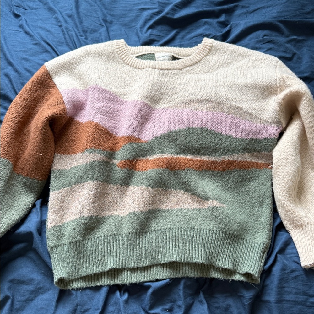 Universal Thread Multicolor Crew Neck Sweater - image 1